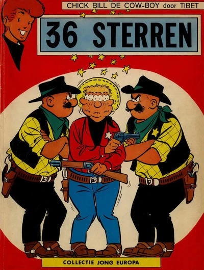 Cover of Chick Bill de Cow-Boy door Tibet:  36 Sterren