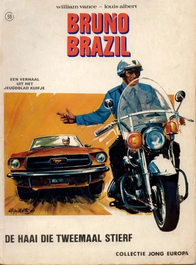 Cover of Bruno Brazil: De haai die tweemaal stierf