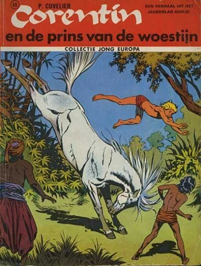 Cover of Corentin en de prins van de woestijn