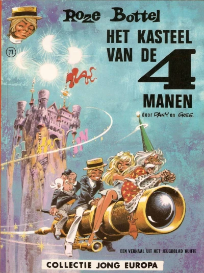 Cover of Roze Bottel: Het kasteel van de 4 manen