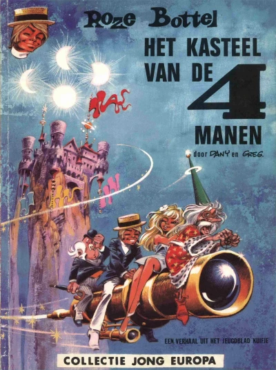 Cover of Roze Bottel: Het kasteel van de 4 manen