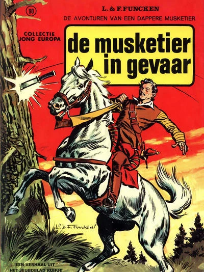 Cover of De musketier in gevaar