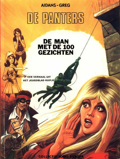 Cover of De Panters: De Man Met de 100 Gezichten