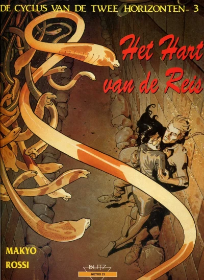Cover of De cyclus van de twee horizonten 3: Het hart van de reis