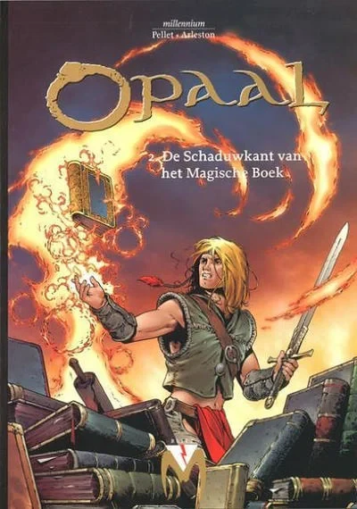 Cover of Opaal 2. De schaduwkant van het magische boek