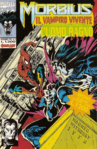 Cover of Morbius, il vampiro vivente 2