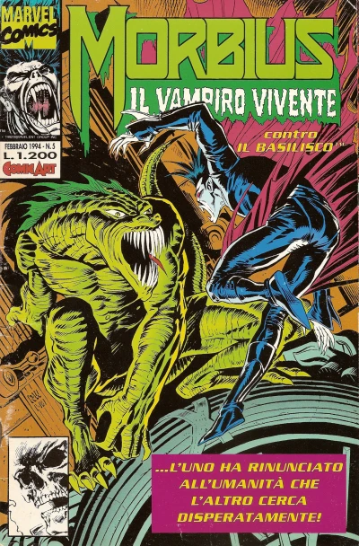 Cover of Morbius, il vampiro vivente 5