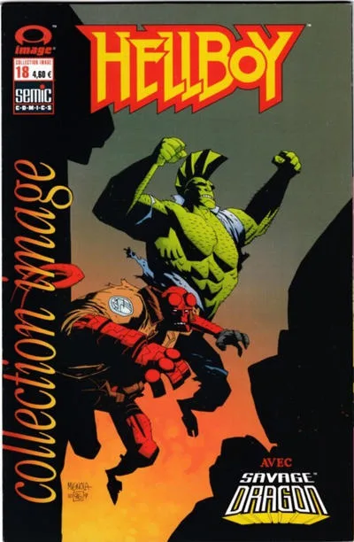 Cover of Hellboy avec Savage Dragon
