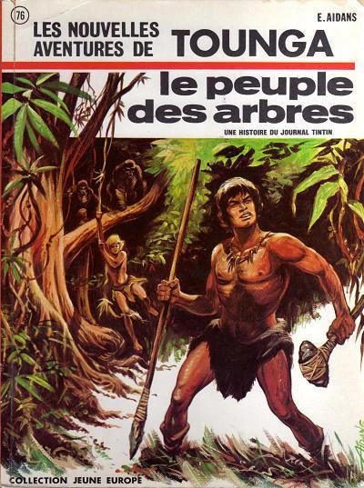 Cover of Les Nouvelles Aventures de Tounga: Le peuple des arbres