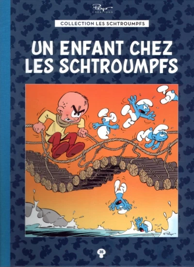 Cover of Un enfant chez les Schtroumpfs