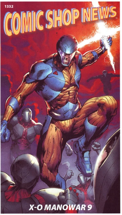 Cover of X-O Manowar 9