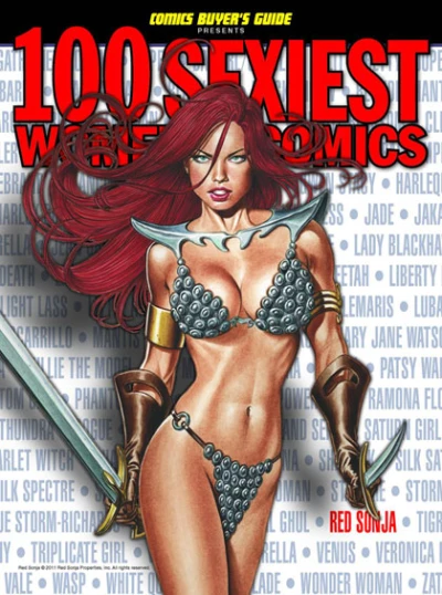 Cover of 100 Sexiest Women in Comics