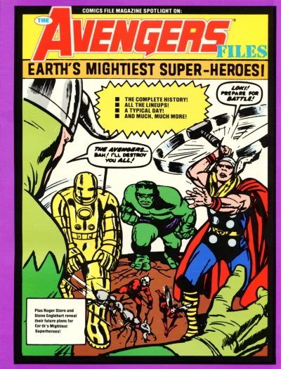 Cover of The Avengers Files