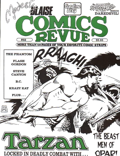 Cover of Tarzan Locked in Deadly Combat with ...  The beast of Opar!