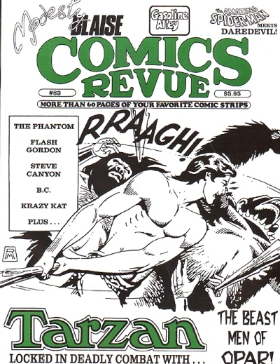 Cover of Tarzan Locked in Deadly Combat with ...  The beast of Opar!