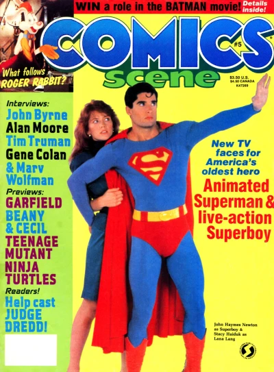 Cover of Animated Superman & live-action Superboy