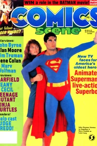 Animated Superman & live-action Superboy