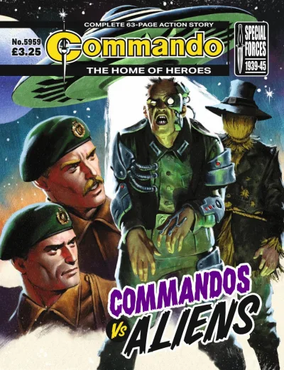 Cover of Commandos vs Aliens
