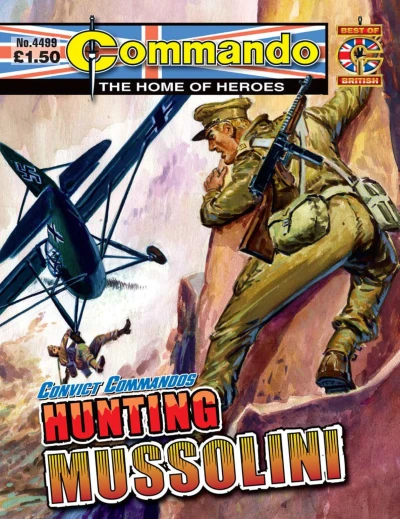 Cover of Hunting Mussolini