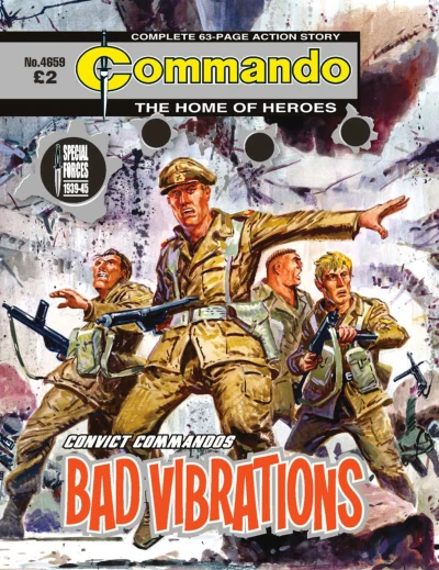 Cover of Convict Commandos: Bad Vibrations