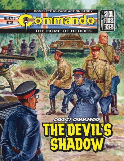 Cover of Convict Commandos - The Devil's Shadow