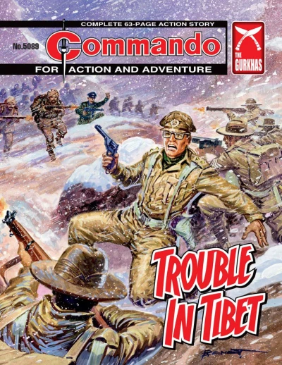 Cover of Trouble in Tibet