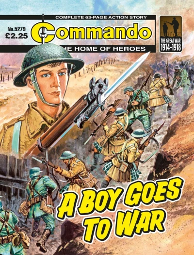 Cover of A Boy Goes To War