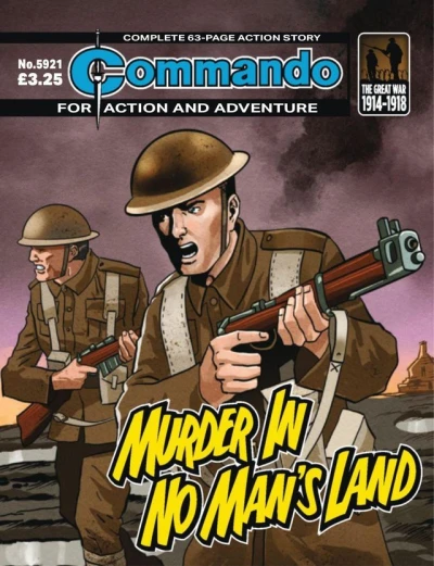 Cover of Murder in No Man’s Land