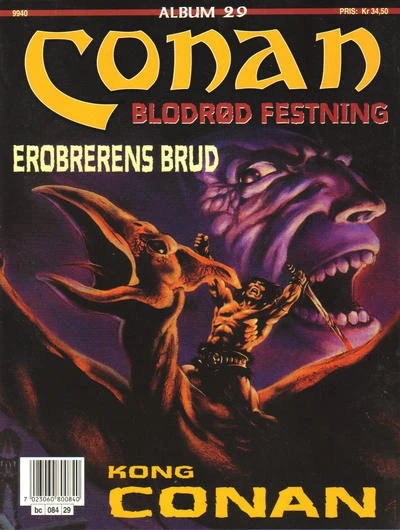 Cover of Blodrød festning