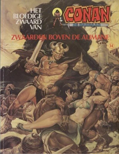 Cover of Zwaarden boven de Alimane