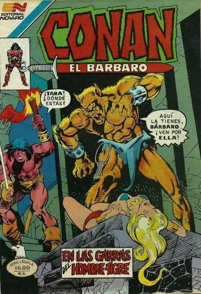 Cover of En las Garras del Hombre-Tigre