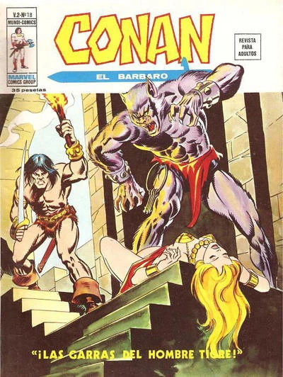 Cover of Las Garras del Hombre Tigre!