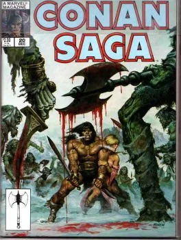 Cover of Jewels of Gwahlor; The Cold Hands of Death; The Buscema Barbarians!