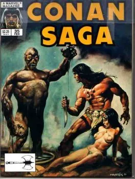 Cover of The Ghouls of Yanaidar; Conan the Syndicated