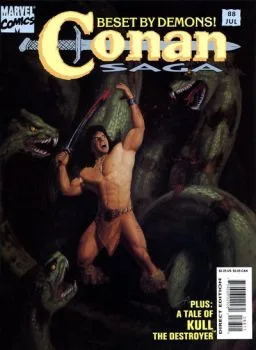 Cover of Vengeance in Asgalun; He who Waits… In the Well of Skelos; Kull: Black Belfry; Kull: Wings of the Night Beast