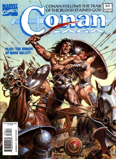 Cover of The Trail of the Blood-Stained God; The Last Ballad of Lazalanti; The Chronology of Conan's Career - Part 6