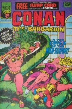 In the Coils of the Man-Serpent!