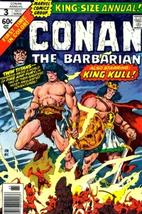Conan the Barbarian and King Kull - Prologue; Chapter 1 - At the Mountain of the Moon-God; Chapter 2 - Where Dark Death Soars; The Beast from the Abyss