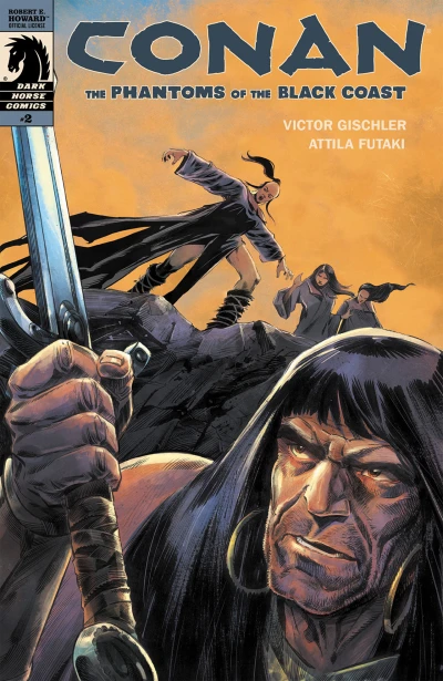 Cover of The Phantoms of the Black Coast, Part 2; Conan: White Death