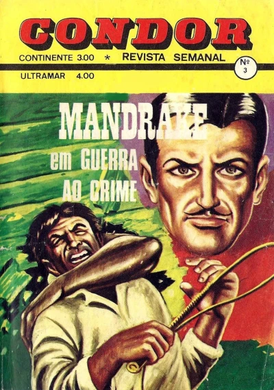 Cover of Mandrake em guerra ao crime; O vaqueiro no colégio