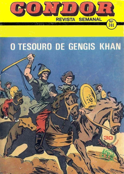 Cover of O tesouro de Genghis Khan
