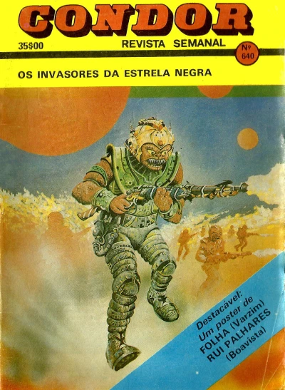 Cover of Os invasores da estrela negra