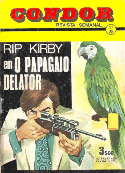Cover of Rip Kirby em o papagaio delator