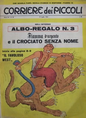 Cover of Fiamma d'Argento e il Crociato Senza Nome