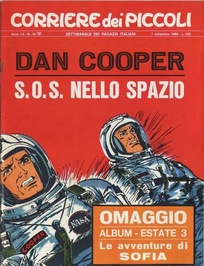 Cover of Dan Cooper S.O.S. nello spazio