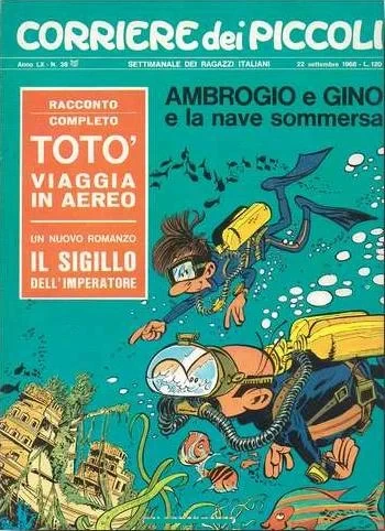 Cover of Ambrogio e Gino e la Nave Sommersa