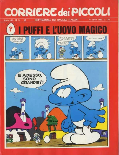 Cover of I Puffi e l'uovo magico