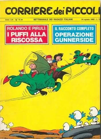 Cover of Rolando e Pirulì: i Puffi alla Riscossa