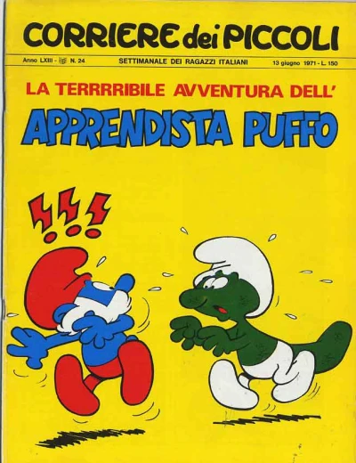 Cover of La terrrribile avventura dell'apprendista puffo