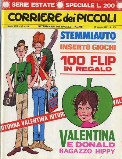 Cover of Valentina e Donald ragazzo hippy